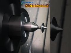 CNC lathe multi axis machining of complex geometric parts