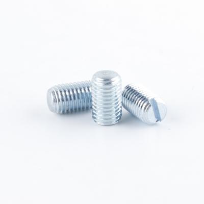 China High Strength Flat Round Head And Hardness 2024 Set Screw Aluminum Alloy Screw Slotted Bolts Directly Supplied Stamped for sale