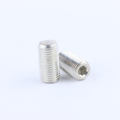 China High Strength Flat Round Head And Hardness 2024 Set Screw Aluminum Alloy Screw Slotted Bolts Directly Supplied Stamped for sale