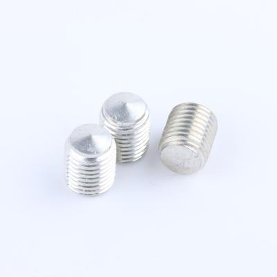 China High Strength Flat Round Head And Hardness 2024 Set Screw Aluminum Alloy Screw Slotted Bolts Directly Supplied Stamped for sale