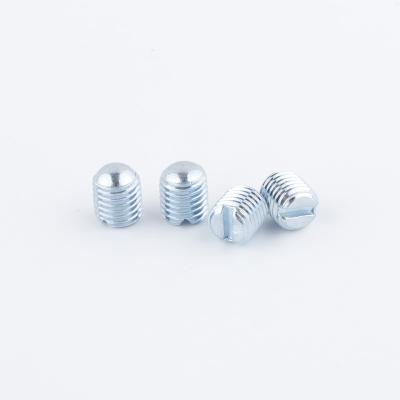 China Flat steel or aluminum alloy slotted flat set screw point for sale