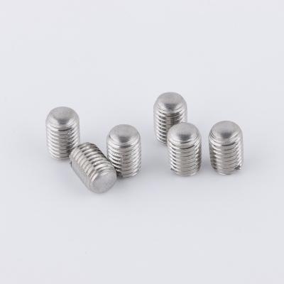 China Flatbed 304 Stainless Steel DIN 916 Hexagon Socket Set Screw Flat Point for sale