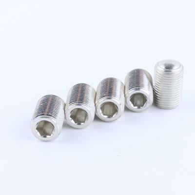 China Flat Round Head Set Screw 6082 Aluminum Alloy With Slotted Thread High Strength for sale