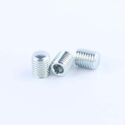 China Flat Round Head Set Screw 6082 Aluminum Alloy With Slotted Thread High Strength for sale