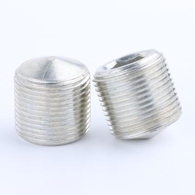 China Flat Round Head Set Screw 6082 Aluminum Alloy With Slotted Thread High Strength for sale