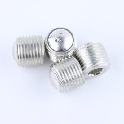 China Flat Round Head Set Screw 6082 Aluminum Alloy With Slotted Thread High Strength for sale