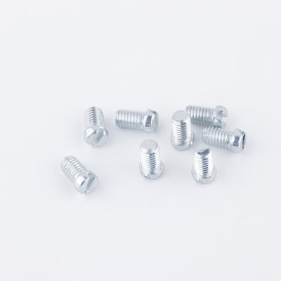 China Long Thread Cheese Head Machine Screw Aluminum Alloy Cheese Slotted Screw for sale