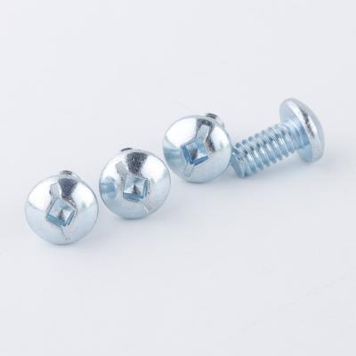 China Square Recess Thread Pan Head Machine Screw Steel Screws for sale