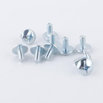 China Round Cross Recessed Thread Truss Head Machine Screws Steel Head Screws Mushroom Screw for sale