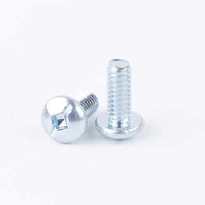 China Pan Slotted Thread Round Head Machine Screw Aluminum Alloy Screw for sale