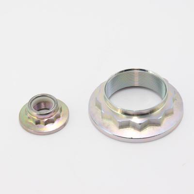 China Brass fastener maker m8 flange nuts grade 5 6al4v m6 m8 m10 titanium 12 point flange nuts for sale