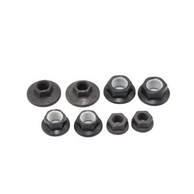 China Heavy Industry China Manufacture Black M6 Hex Flange Nut For Auto Parts for sale