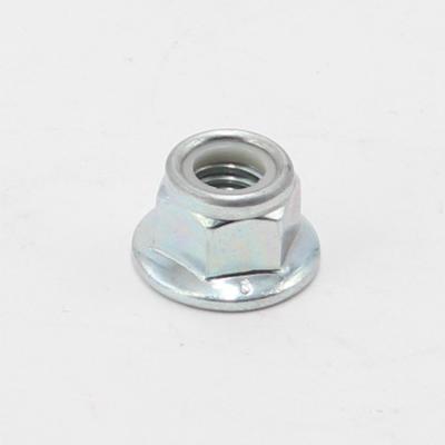 China Heavy Industry Hex Lock Nut With Flange Hex Self Locking Hex Nut Non Slip for sale