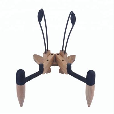 China Ashtree+Iron Plating 2018 Guitar Stand New Punk Pitched Wooden Dragonfly Shaped for sale