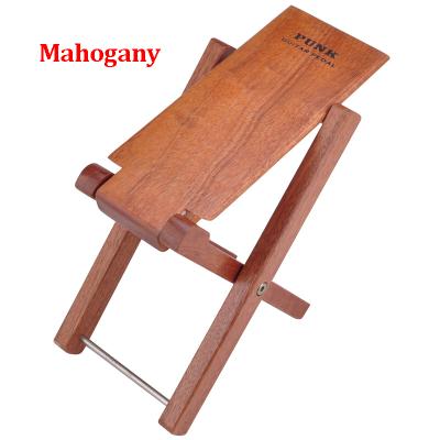 China Suitable all guitar foot rest guitar mahogany wood pedal for sale