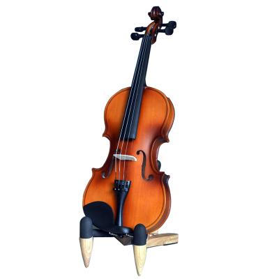 China Pure Wood Made Good Quality New Wooden Double Violin Base Stand for sale