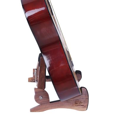 China Suitable all guitar WOODEN PUNK A-FRAME FOLDING ACOUSTIC GUITAR STAND for sale