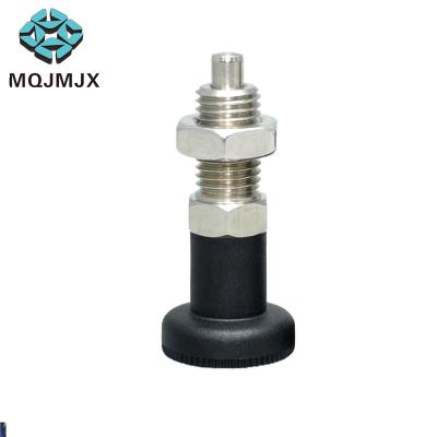 China Stainless Steel Thread Knob PlungerReturn Fine Type Indexing Plunger Pin Pitch Fine Thread Spring Pins In Stock M10 M12 M16 M20 MT307F for sale