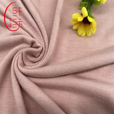 China Extra Soft Quick Dry Poly Rayon Warm Anti-Static Spandex Fabric Ideal For Summer T-shirt Casual Wear for sale