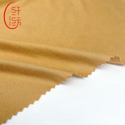 China QIANFANG TEXTILE DTY 95%POLYESTER 5%SPANDEX Shrink-Resistant Jersey Knit Fabric For Apparel for sale