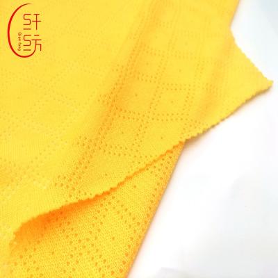 China 100% Stretch Polyester Soft Jacquard Elastic Knitting Fabric For Sweater for sale