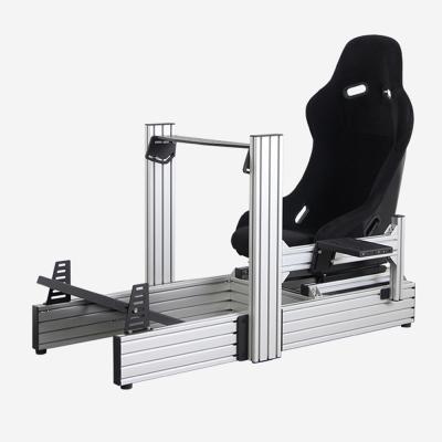 China Wholesale aluminum alloy cockpit extrusion large stock anodized sim racing for sale