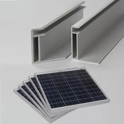 China Customized high quality solar panel frame extrusion aluminum profile for solar panel for sale