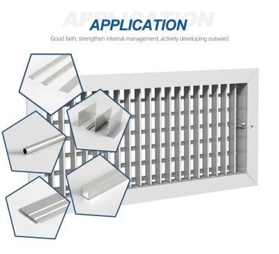 China Customized Aluminum Air Diffuser Extrusion Aluminum Profiles For Aluminum Linear Slot Diffuser Air Grille for sale