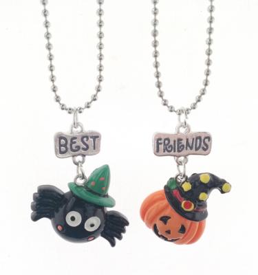 China LOVELY Kids Best Friend Eco Friendly Necklaces For 2 Gift Accessories Halloween BFF NECKLACE For 2 Kids Girls for sale