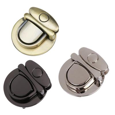 China Handbags Small MOQ Metal Turn Locks Accessories For Bags DIY Fashion Twist Lock For Handbag Fittings for sale