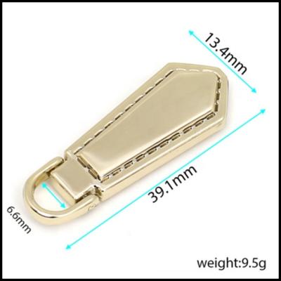 China Heavy duty nickel free high quality metal slider pull zipper for bag puller for sale