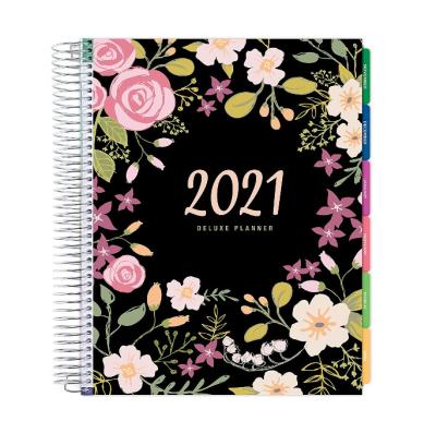 China Custom Pocket Internal Diary 2022 PVC Hardcover Spiral Planner Weekly Daily Planner Notebook for sale