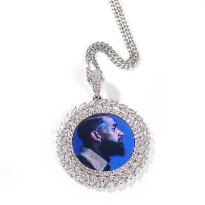 China Hot Selling Classic Personalized Photo Locket Memory Picture Necklace Sublimation Custom Photo Pendant Necklace for sale