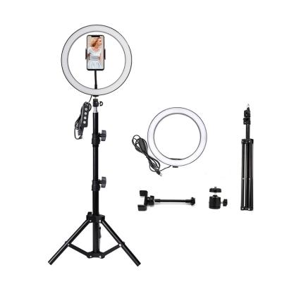 China Customized ring light, selfie mobile phone tripod ring flashing light for photography RL003 for sale