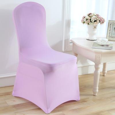 China Durable Hot Sale Spandex Stretch Wedding Banquet Chair Cover Party Decor Dining Room Seat Cover for sale