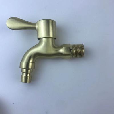 China OEM Factory Price OEM Single Handle Washing Machine Wall Mounted Quick Open Faucet Single Handle Chromed Zinc Body Bibcock For Bathroom for sale