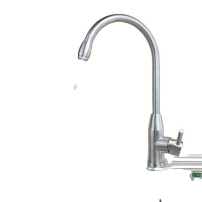 China 2021 modern long faucet hot and cold 304 kitchen faucet manufacturers direct sales neck color spout kitchen faucet for sale