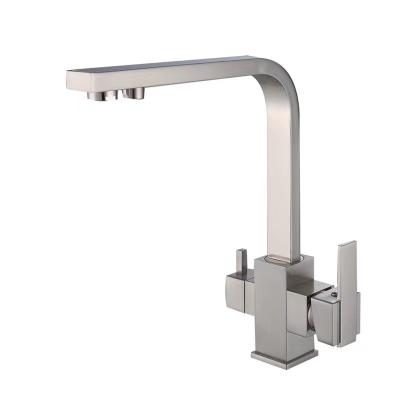 China Good Price Sense Faucets OEM Stainless Steel Kitchen Sink Single Handle Faucet Cold Water Pull Out Faucet Wall Mounted Kitchen Faucet for sale