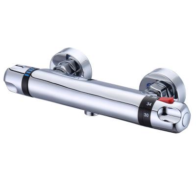 China Without Thermostatic Automatic Faucet Slide Bar Bathroom Smart Hot And Cold Faucet Electric Shower Faucet FLK for sale