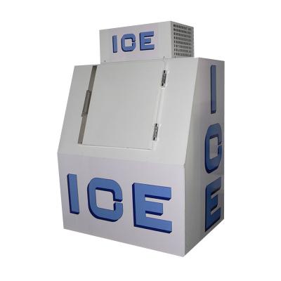 China 936W DC-380 Packaged Ice Storage Freezer With Slant Door for sale