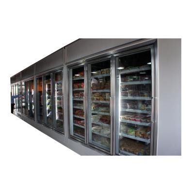 China Container Supermarket Walk In Cold Room With Glass Door For Refrigerated Milk, Food Etc. for sale