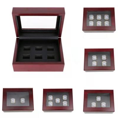 China Wholesale Hot Selling High Quality Wooden Sports Championship Ring Boxes for sale