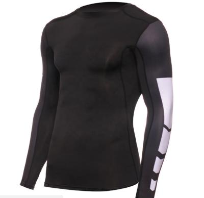 China Cheap Anti-UV Base Layer Sleeve Dry Mens Thermal Shirt Compression Dry Fit Sport Wear for sale