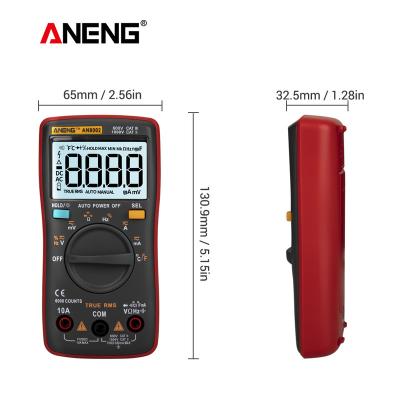 China ANENG AN8002 Standard Digital Multimeter 6000 Multimetro Multitester Digital Transistor Capacitor Tester Residual Voltage Esrmeter AN8002 Standard for sale