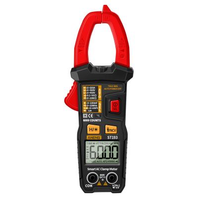 China ANENG ST193 Digital Tool ANENG ST193 Digital Current Clamp Voltage Car Clamp Voltage Tester Hertz Capacitance AC RMS Multimeter ANENG ST193 Digital Current 6000 Flange Meter True Flange Meter Count for sale