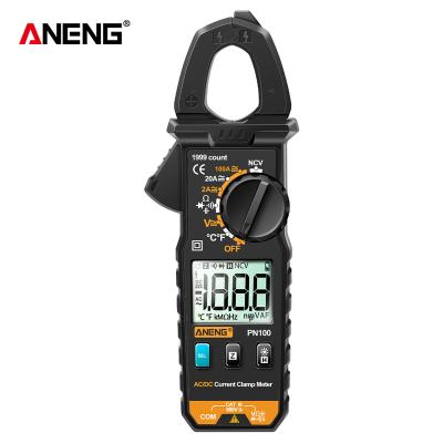 China ANENG PN100 Flange Meter 1mA Accuracy Mini Digital AC/DC Clamp Multimeter Resistance Frequency Tester Current Meter ANENG PN100 for sale