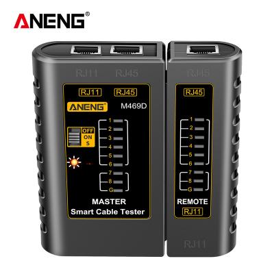 China ANENG M469D RJ45 Cable LAN Tester Network Cable Tester RJ45 RJ11 RJ12 CAT5 UTP LAN Cable Tester Networking Tool Network Repair M469D for sale