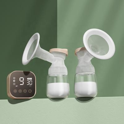 China OEM Dual Suction 4 Current Premium 9 Modes BPA Free Levels BPA Free Adjustable Portable Painless Electric Breast Pump for sale