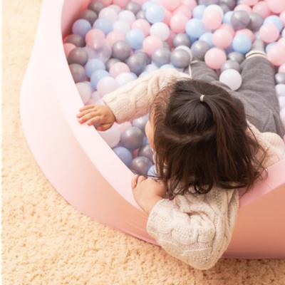 China Kids Play Foam Ball Baby Foampool Instant Soft Fun Ball Pit Pool Game Toddler Baby Foam Pit Toys Soft Foam Pit Light Gray for sale