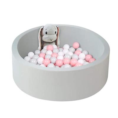 China Kids Play Soft Indoor Outdoor Cheap Gray Foam Pit With Balls Kids Baby Safe Playground Indoor Pit Play Ball Pool Foam Gray Ball Pit for sale